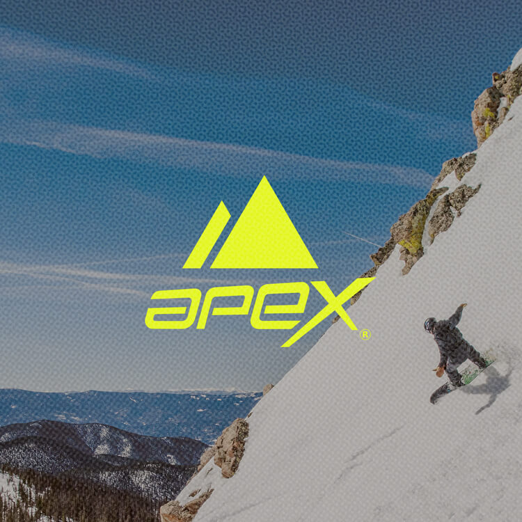 Apex - Shopify site redesign for snowboard and ski brand